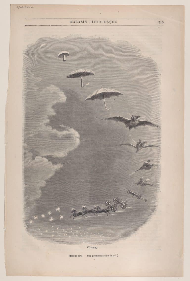 Second Dream, by J. J. Grandville (French, Nancy 1803–1847 Vanves)