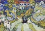 Vincent van Gogh's Stairway at Auvers (1890); original from the Saint Louis Art Museum.